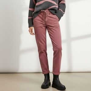 PAIGE Christy Raspberry Drawstring Pants 27